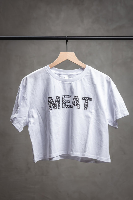 Womens Block Crop Top