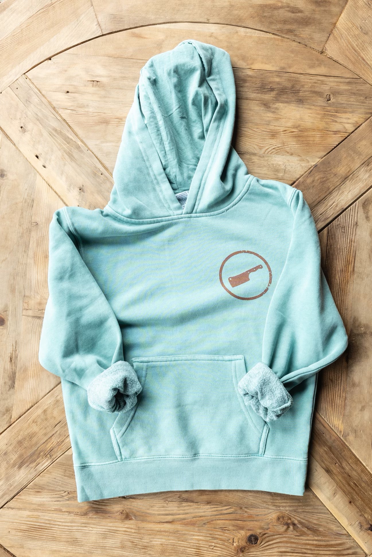 Youth block top hoodie